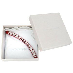Atelier Swarovski Domino Red Lacquer Bracelet